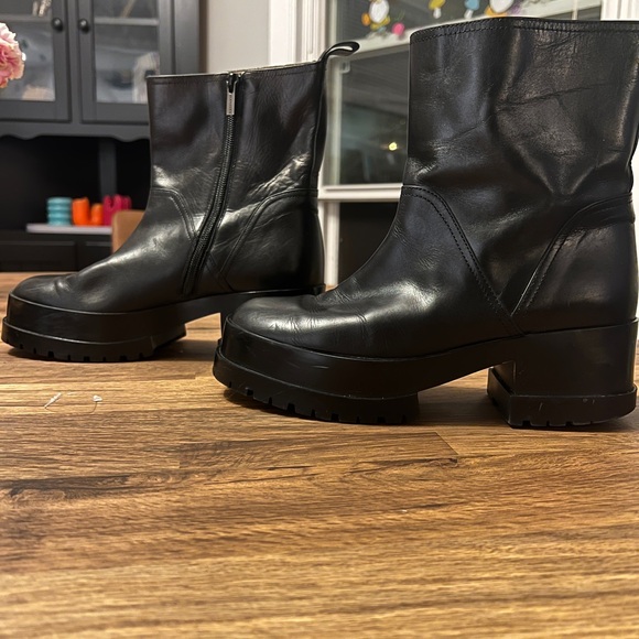 Clergerie Black “Wilmer” Leather Boots - Picture 5 of 7